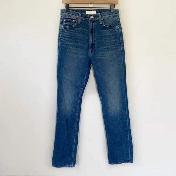 MOTHER Jeans High Waisted Rider Skimp in CowboysDon't Cry Size 30